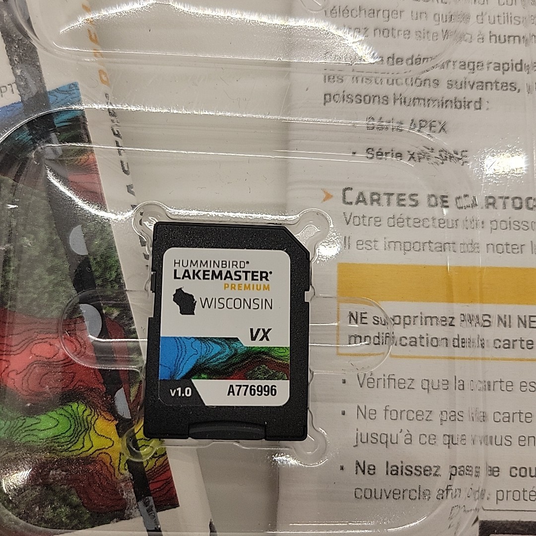 Humminbird LakeMaster Premium Wisconsin V1 One Boat Network VX Technology
