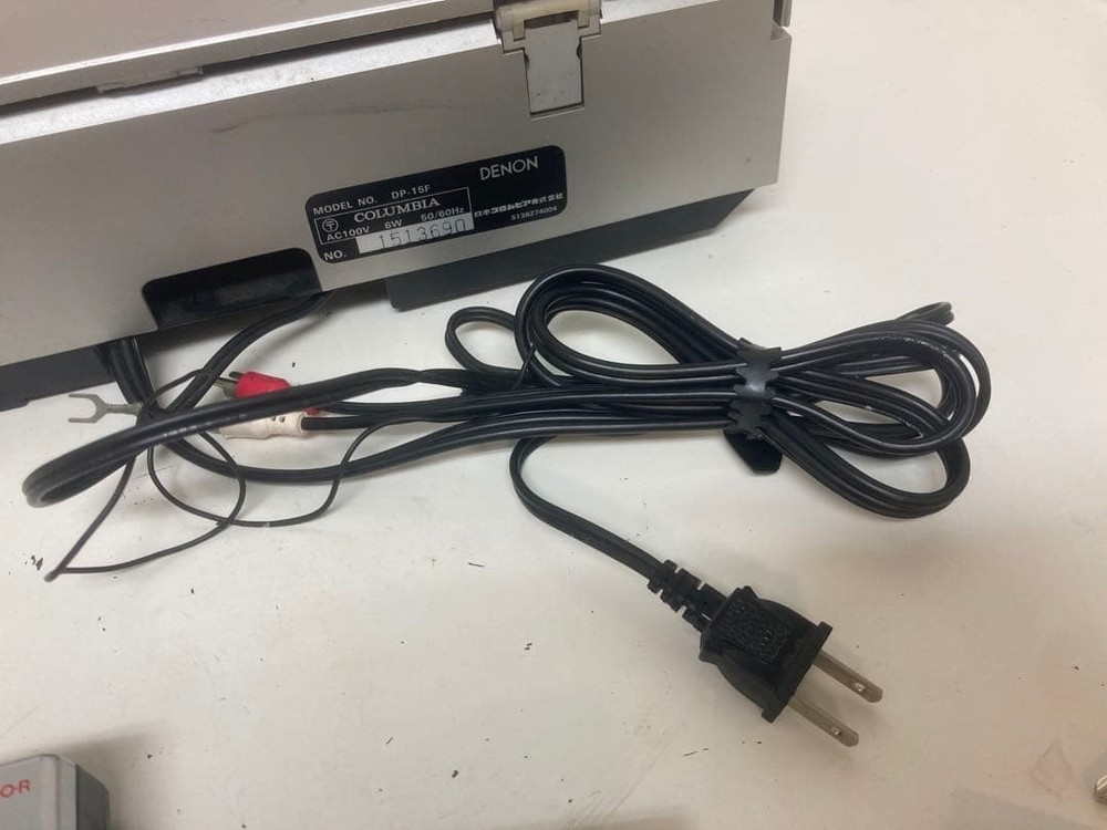 DENON DP-15F FULLY AUTOMATIC TURNTABLE SYSTEM Record Player DIRECT DRIVE AC100V
