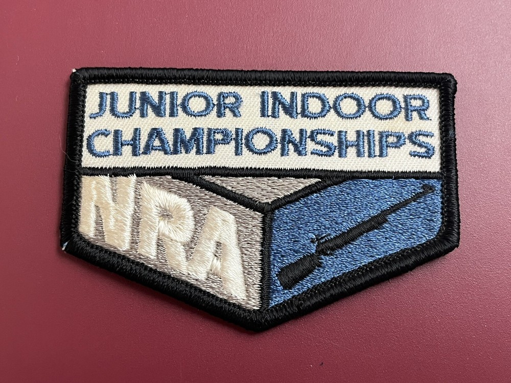 VINTAGE "NRA JUNIOR INDOOR CHAMPIONSHIPS” Patch