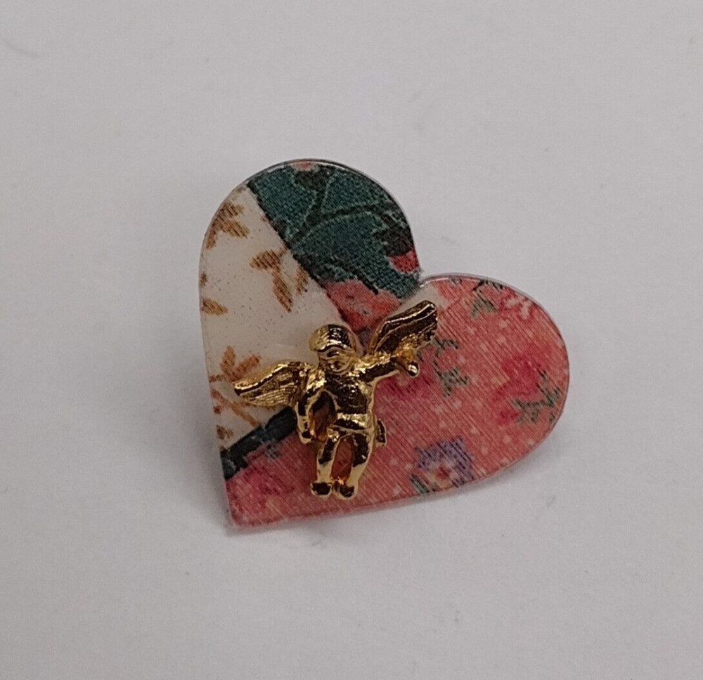 Small Angel Heart Tack Pin