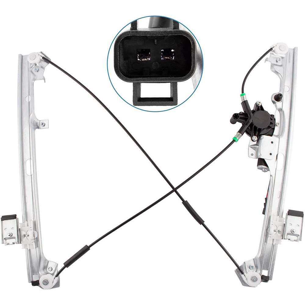 Front Right Passenger Side Power Window Regulator with Motor for Chevy Silverado