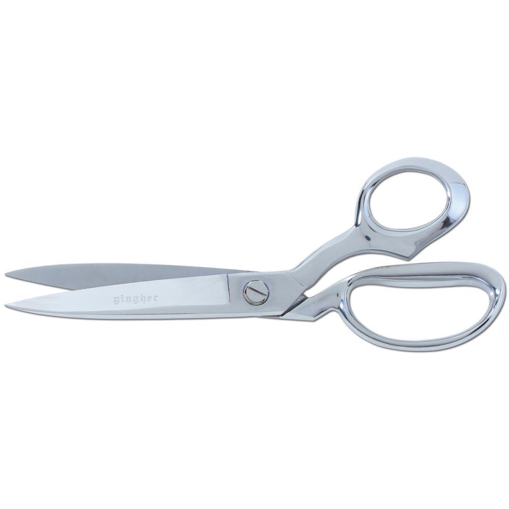 Gingher 10" Knife Edge Bent Trimmers Tailoring Scissors, G-10