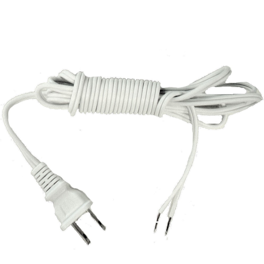8' WHITE CORD WITH PLUG   TR-1852