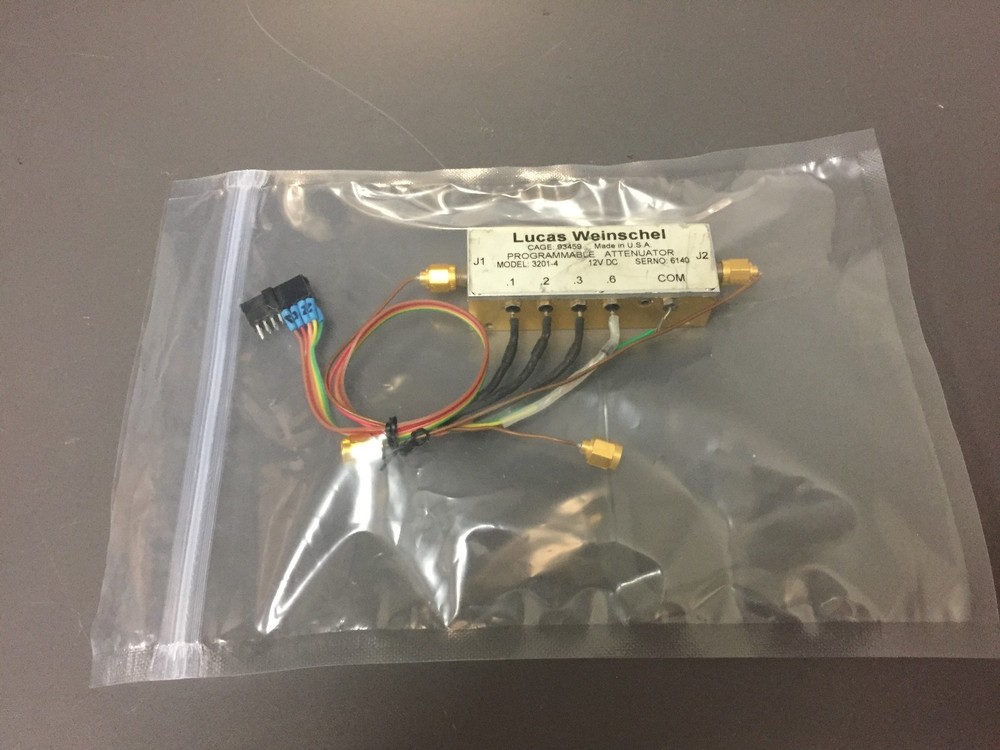 Lucas Weinschel 3201-4 Programmable Attenuator, 12V DC