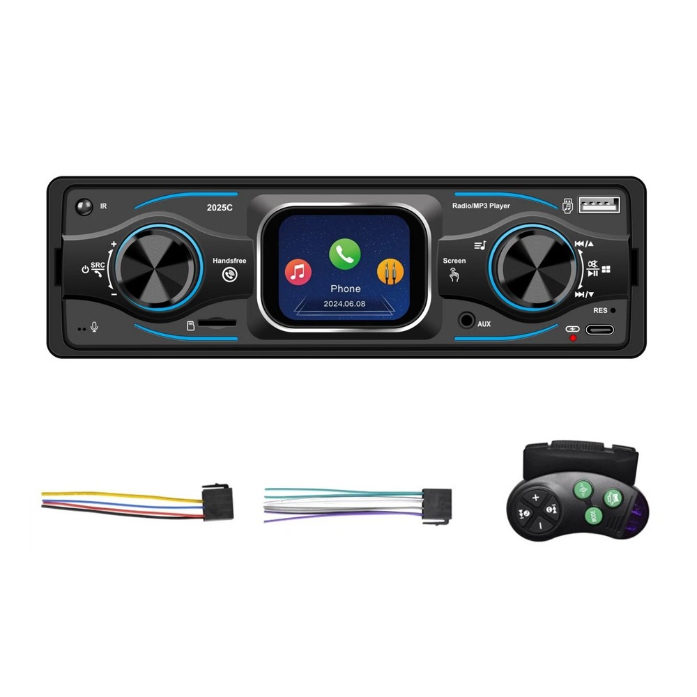 MP3 Car Stereo with Touch Operation Screen, Quick Selection and Easy Control