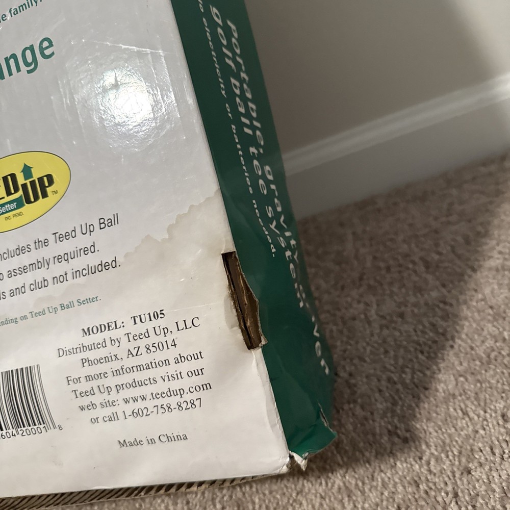 Golf Teed Up Home Driving Range with Gravity Feed Ball Tee Practice System