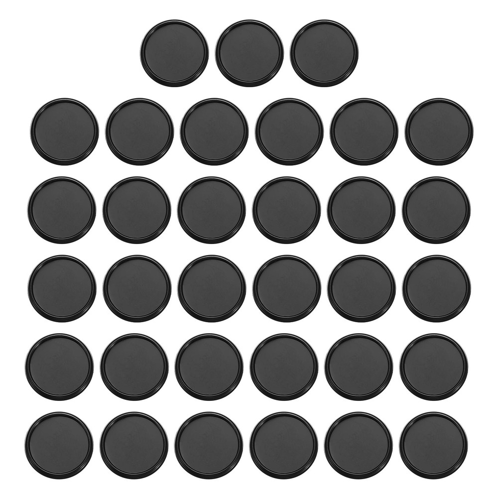 24mm Book Binding Discs 33pcs Discbound Expansion Discs Round, Black