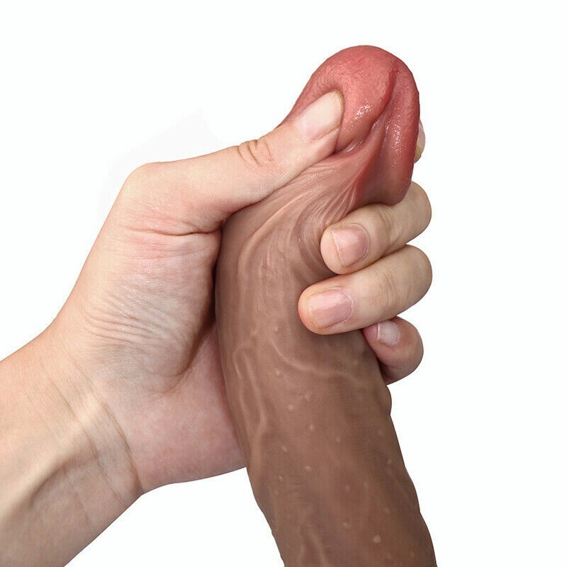 5.3" Dildo For Men Gay Anal Realistic Silicone Penis Suction Cup Women Sex Toy