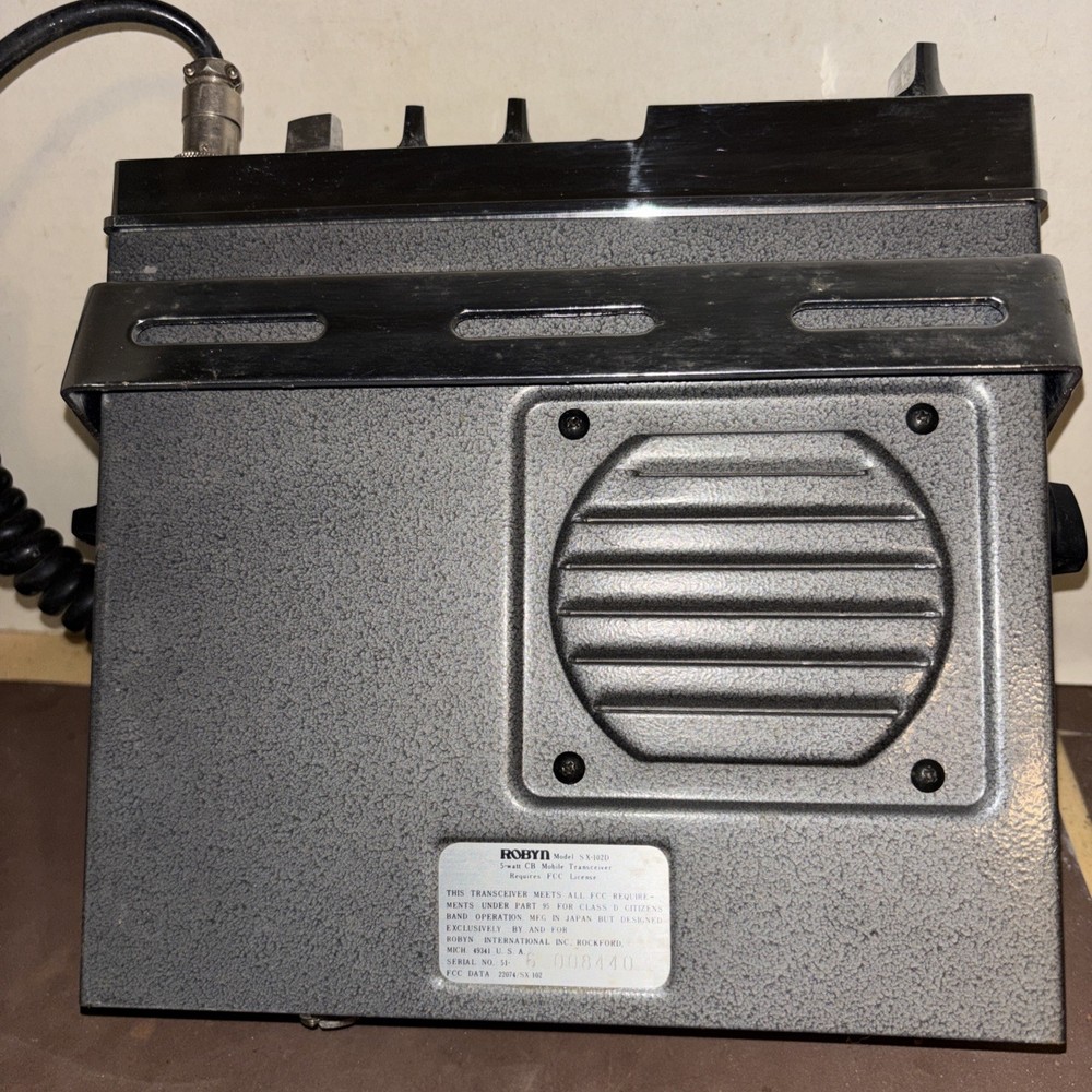 1978v Robyn SX-102D CB Transceiver UNTESTED