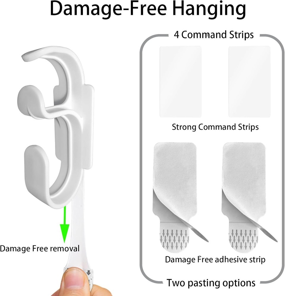 CPAP Hose Hanger with Anti-Unhook Feature - 4 pack