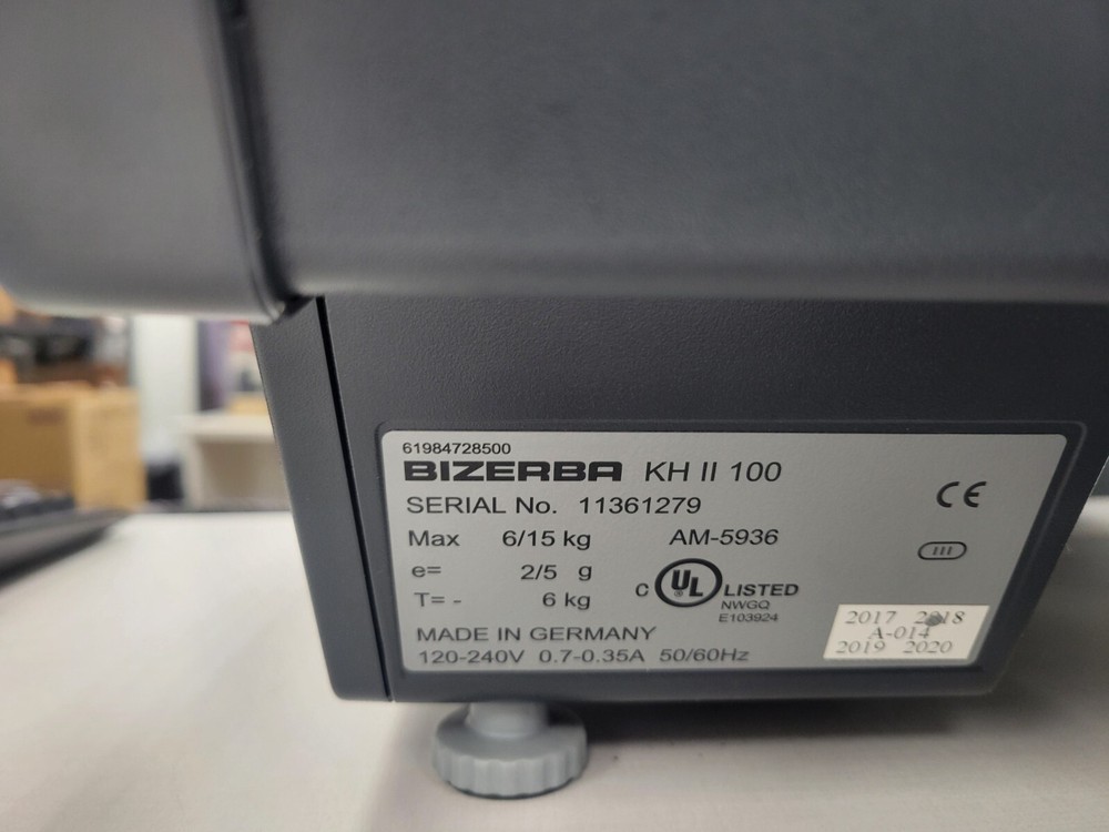 Bizerba KH II 100 Counter Scale printer and customer display