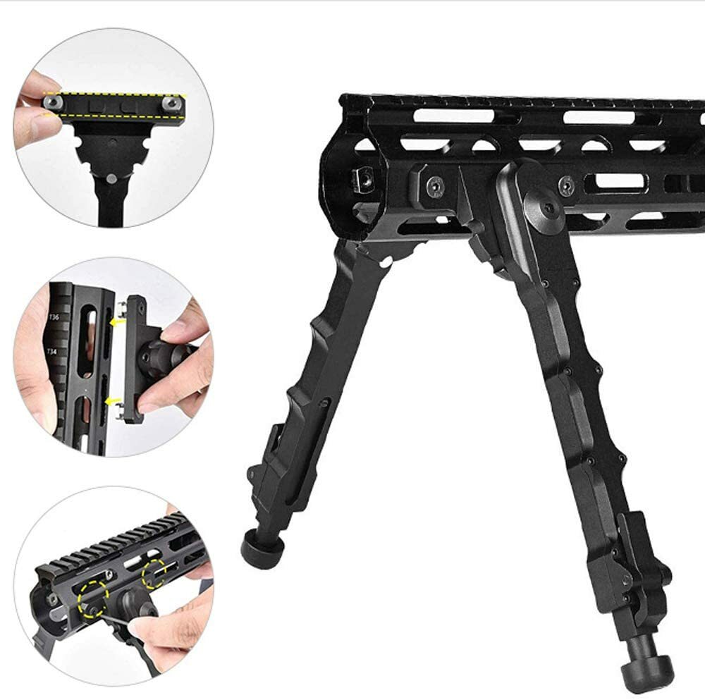 7.5" ~ 9" inch Bipod Tactical Rifle Fully adjustable and lockable legs