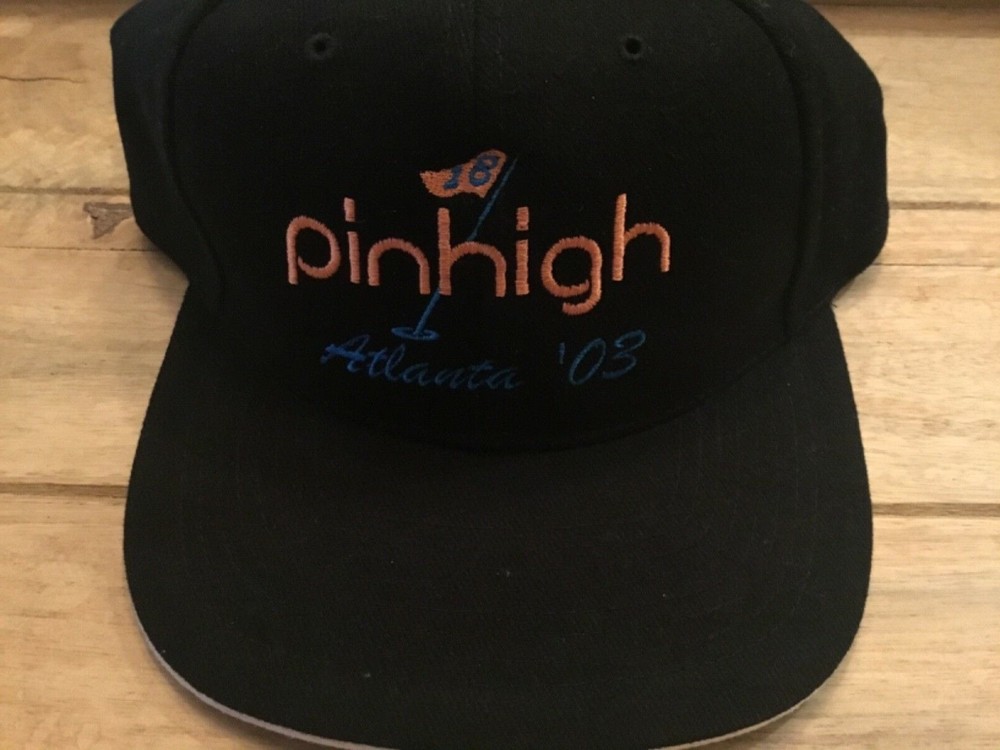 PINHIGH GOLF ATLANTA 2003 STRAP BACK HAT PREOWNED