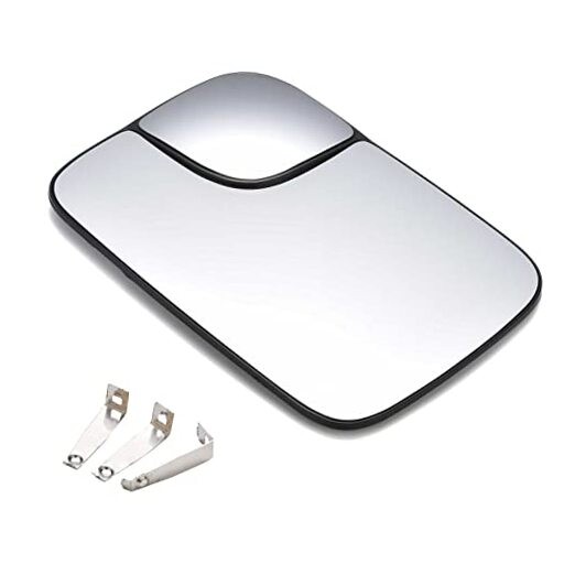 Heated Mirror Glass Left Driver Side Compatible with Dodge Ram Driver Left Side