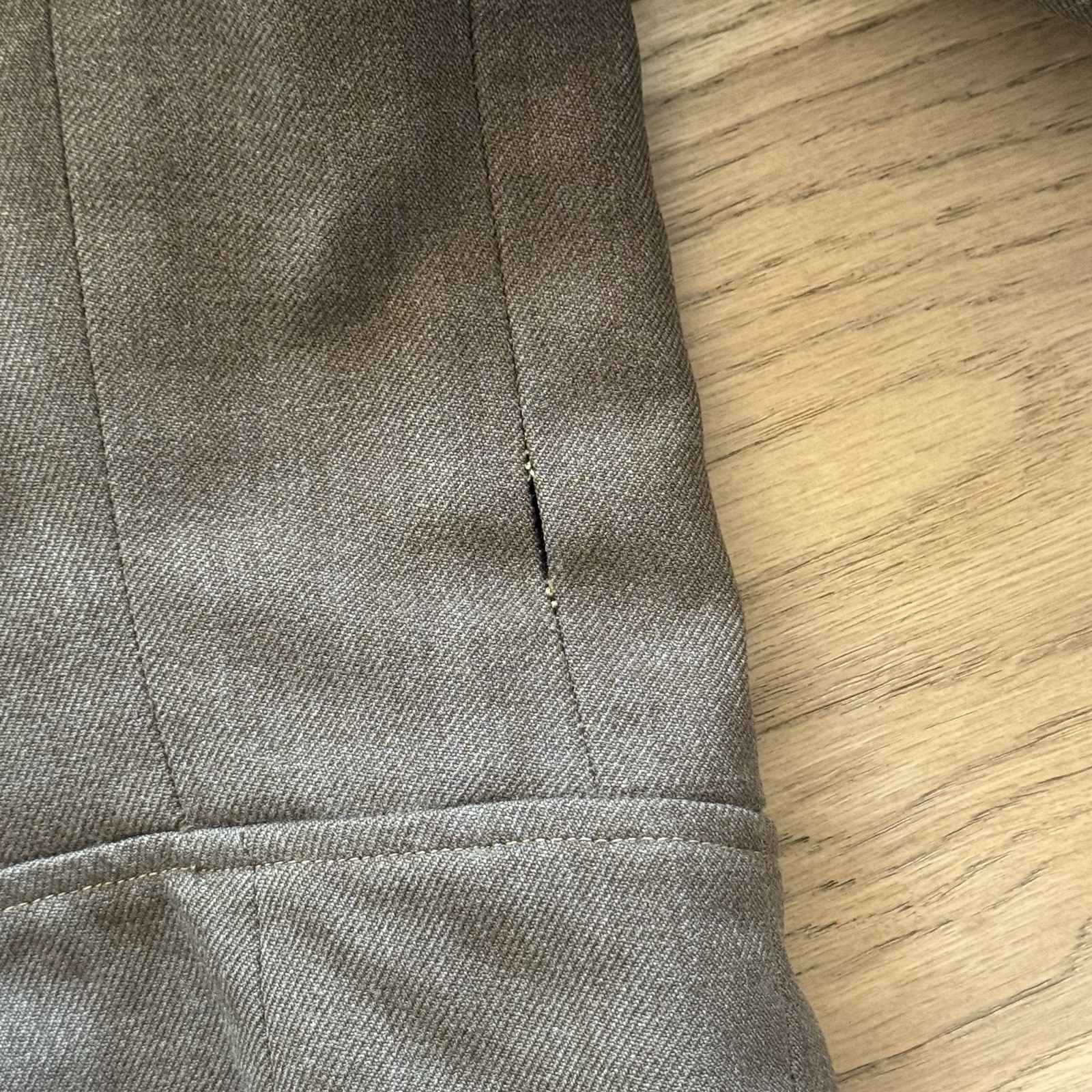 Vintage WWII US Army Eisenhower Ike Jacket Mens Small Wool Drab Olive Pins 1940s