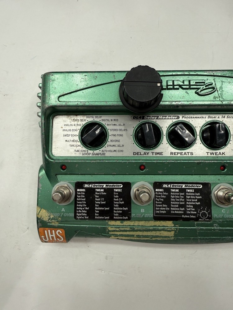 Line 6 DL4 Digital Delay Modeler JHS Modded Modified Guitar Effect Pedal + PSU