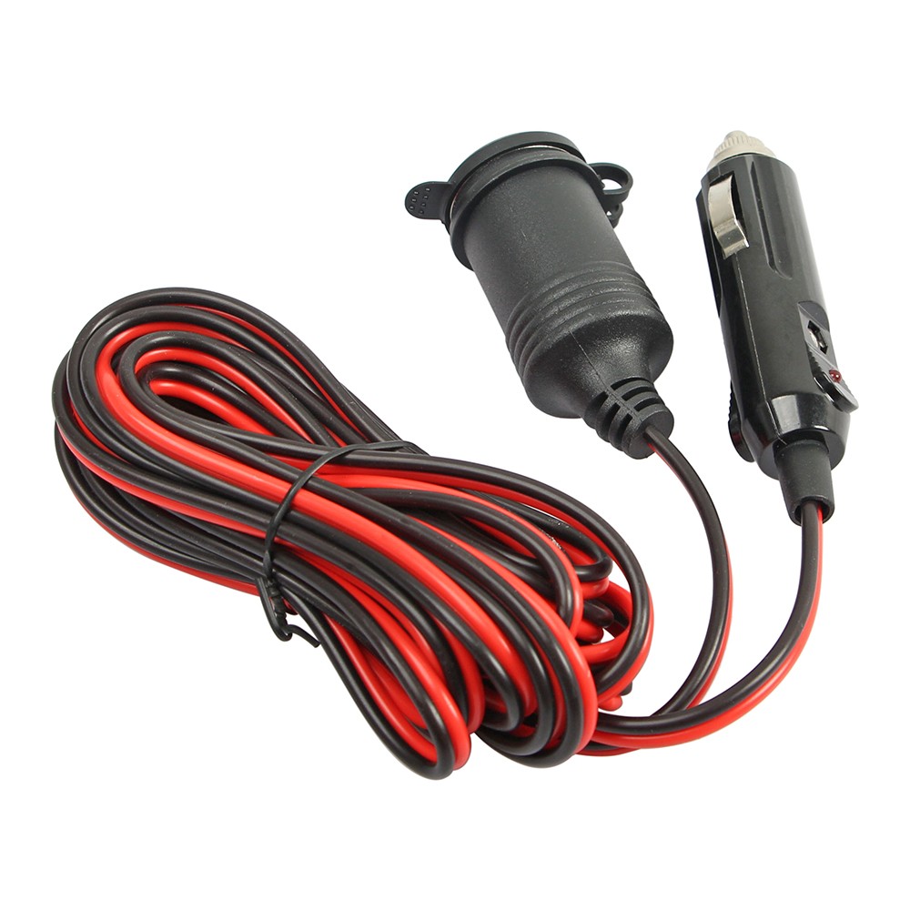 12V Car Cigarette Lighter Socket Extension Cord Cable Heavey Duty Adapter 13FT