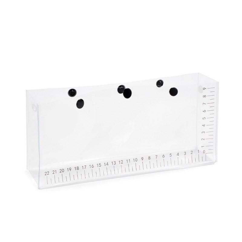 Quick Snapping Clear Fish Weigh Container Folding Live Fish Observation Bag