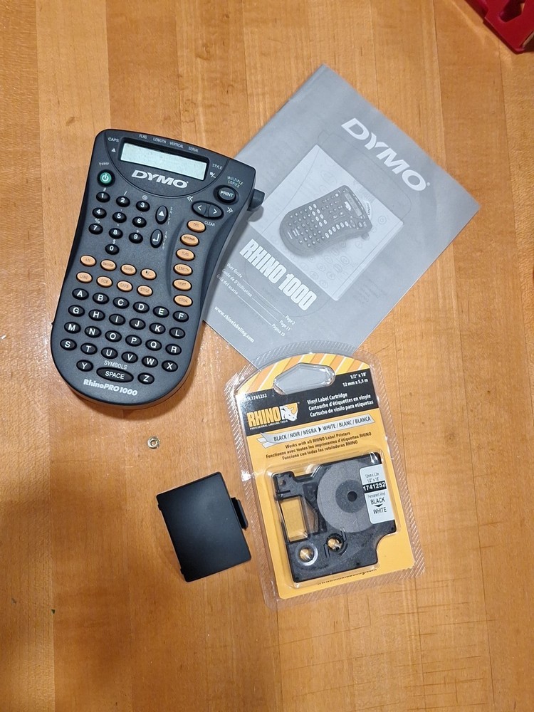 Dymo RhinoPro 1000 Thermal Label Maker Printer + Labels