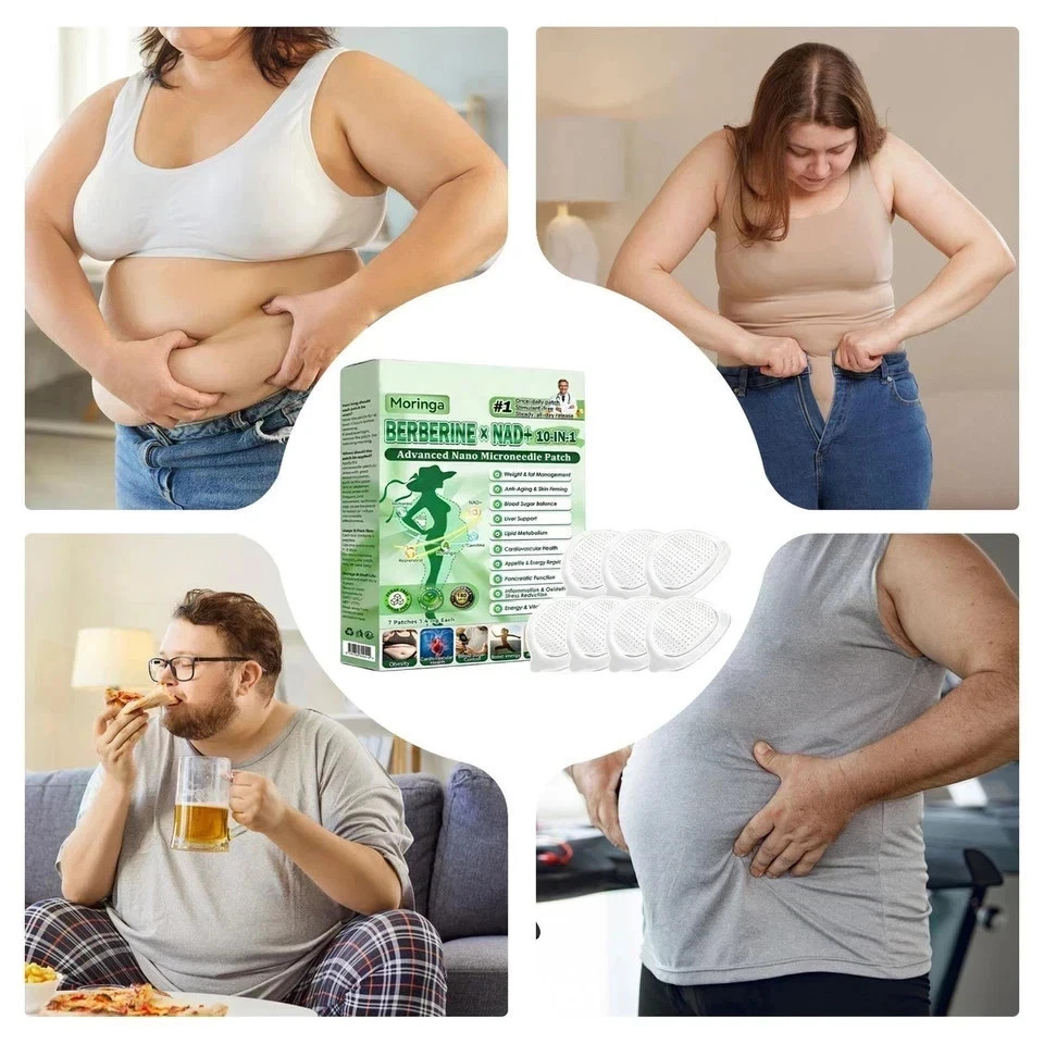 Moringa Berberine 10-in-1 Advanced Nano Microneedle Patch (7pcs/box)