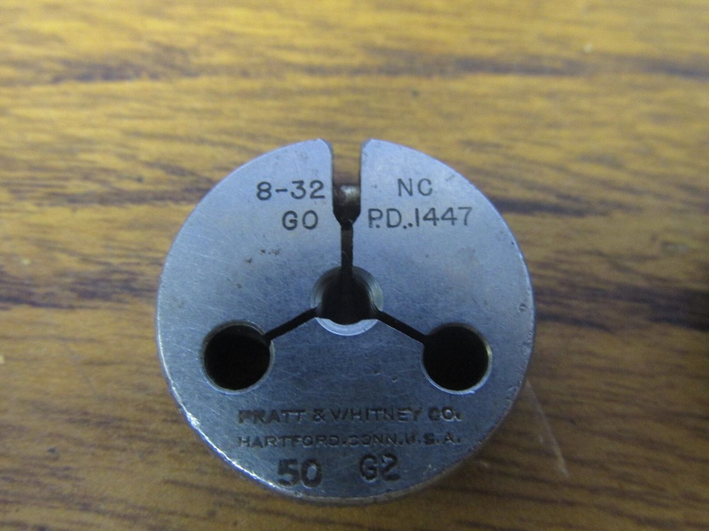 Go Thread Ring Gage 8-32