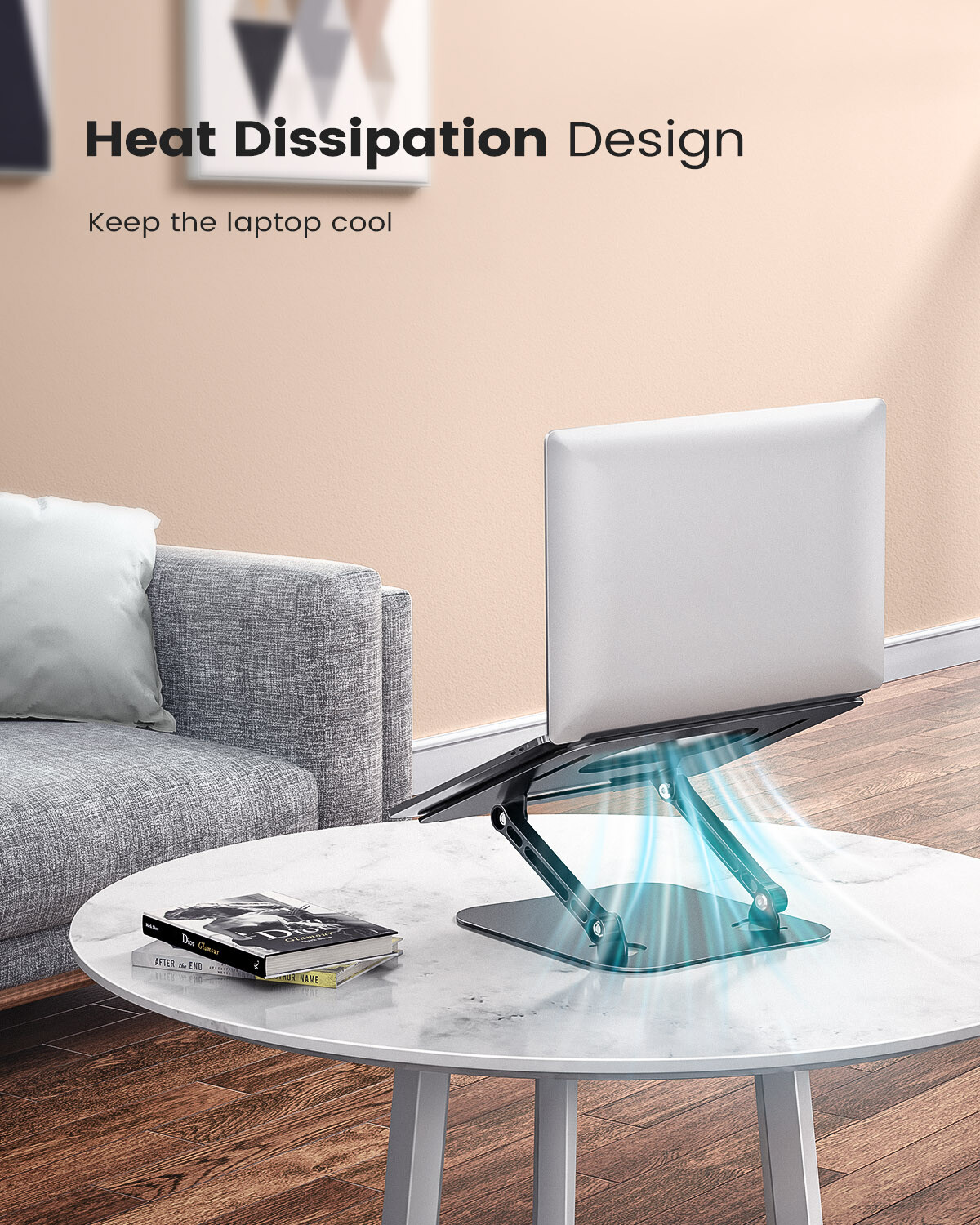 Portable Laptop Stand Holder Adjustable Laptop Stand Notebook Holder for Desk