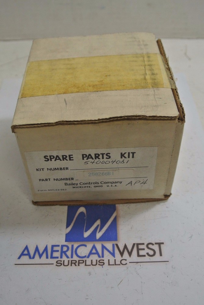 Bailey 258266B1 filter assembly kit for AP4 New surplus 2 sets