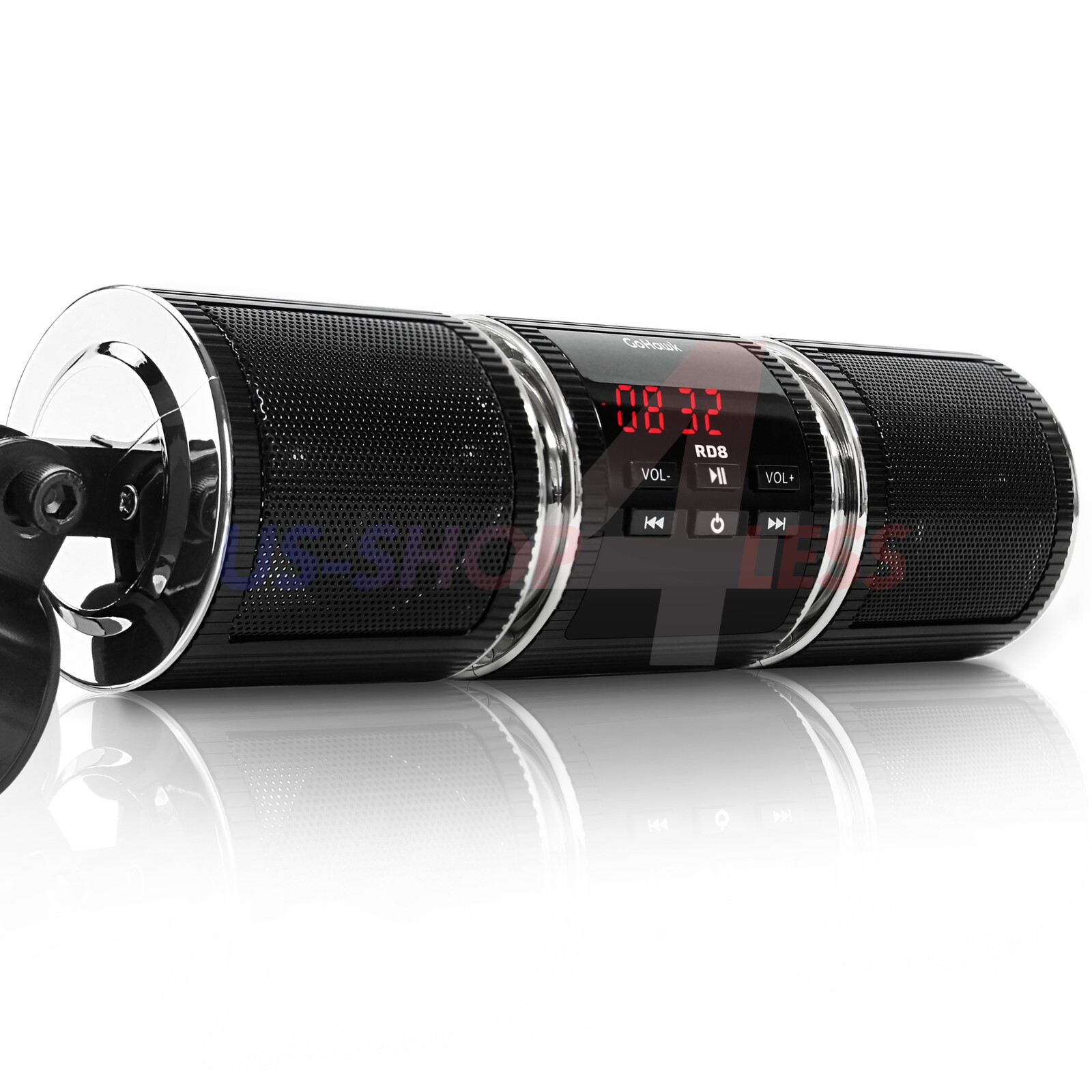 Bluetooth Motorcycle Stereo Speaker Soundbar Audio Radio MP3 System ATV 4Wheeler