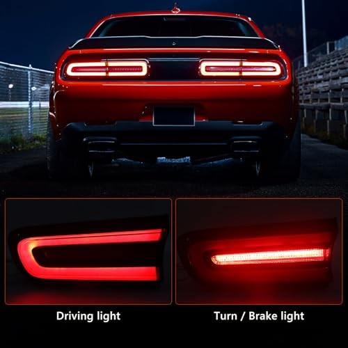 LH Outer Tail Light Compatible with Dodge Challenger 2015 Left Driver Side