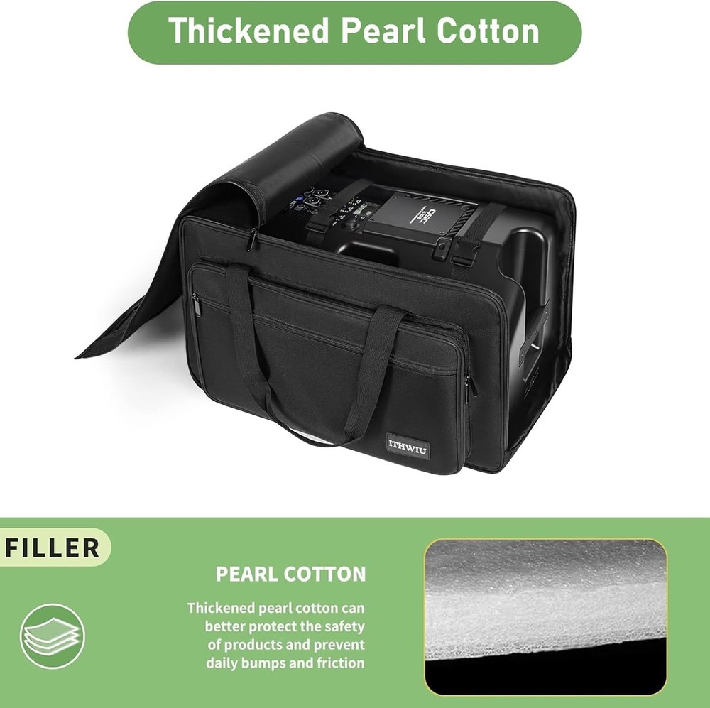 Speaker Carrying Bag with Thickened Sponge for Compact 8" Speaker Cabinets; ...