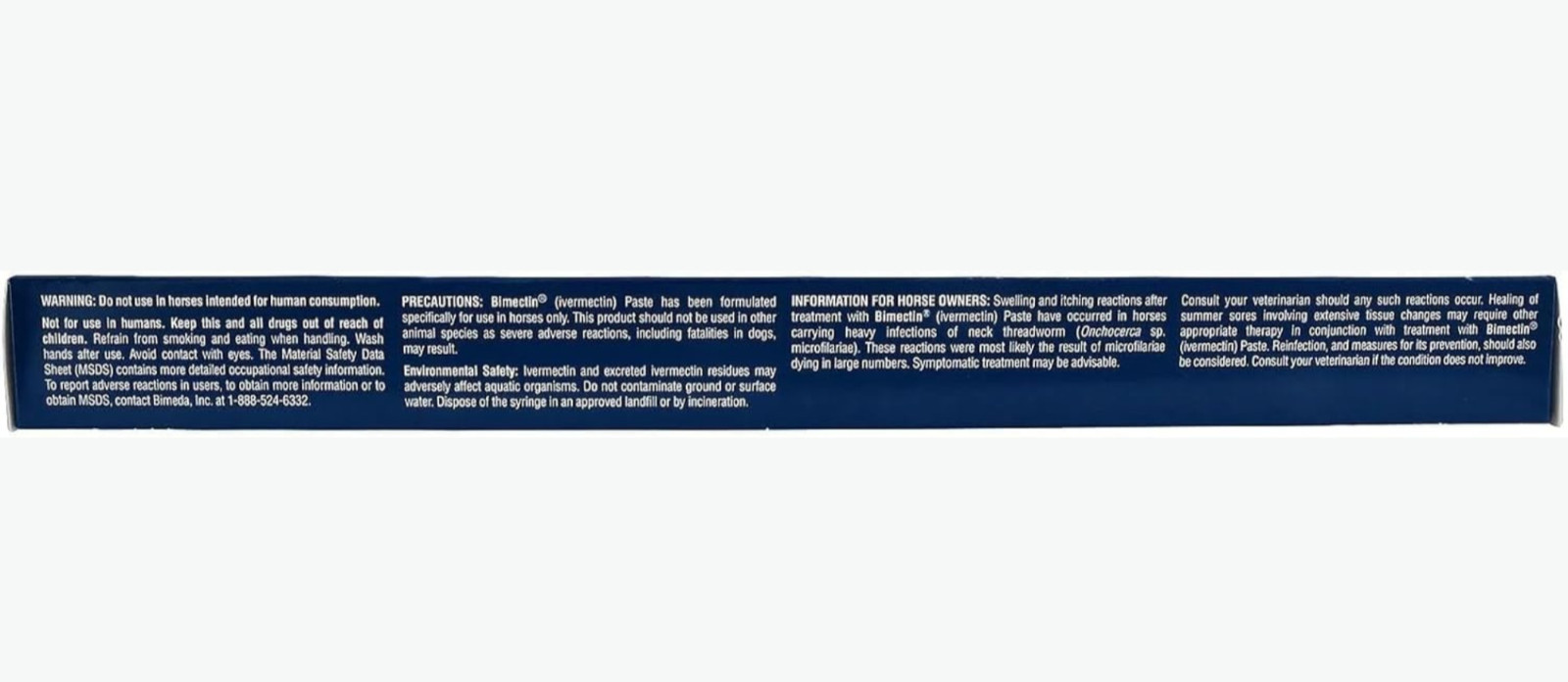 6 pack Horse Dewormer Apple Flavor Paste (Six doses) EXPIRY 3/31/2026