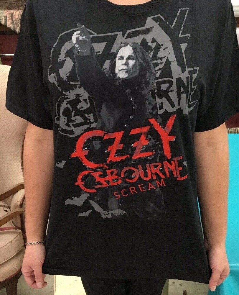 (2) New Ozzy Osbourne "SCREAM" 2010 Rock Tour Concert Tee Shirts Size XL Hanes