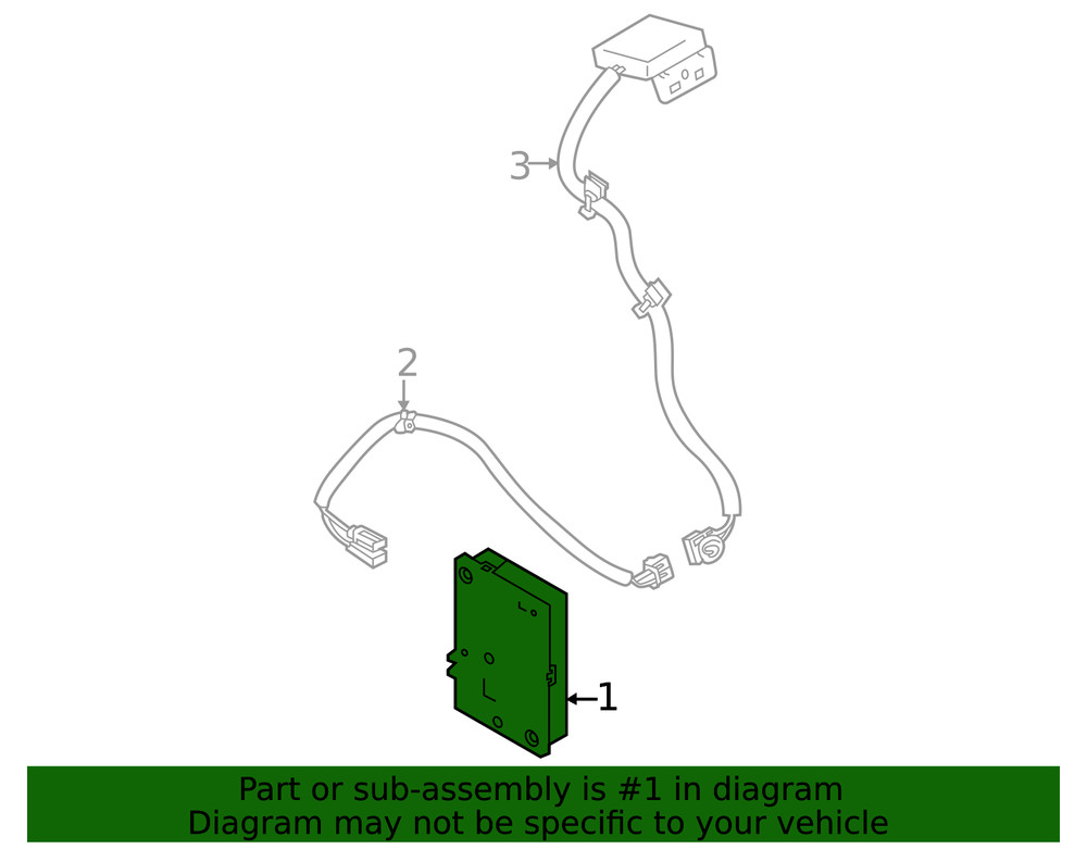 Genuine Mitsubishi Control Module 28275W223P