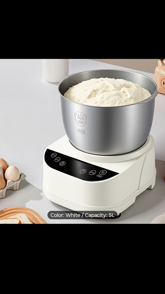 Dough Mixer 5L Large Capacity Electric Dough Maker with Ferment Function
