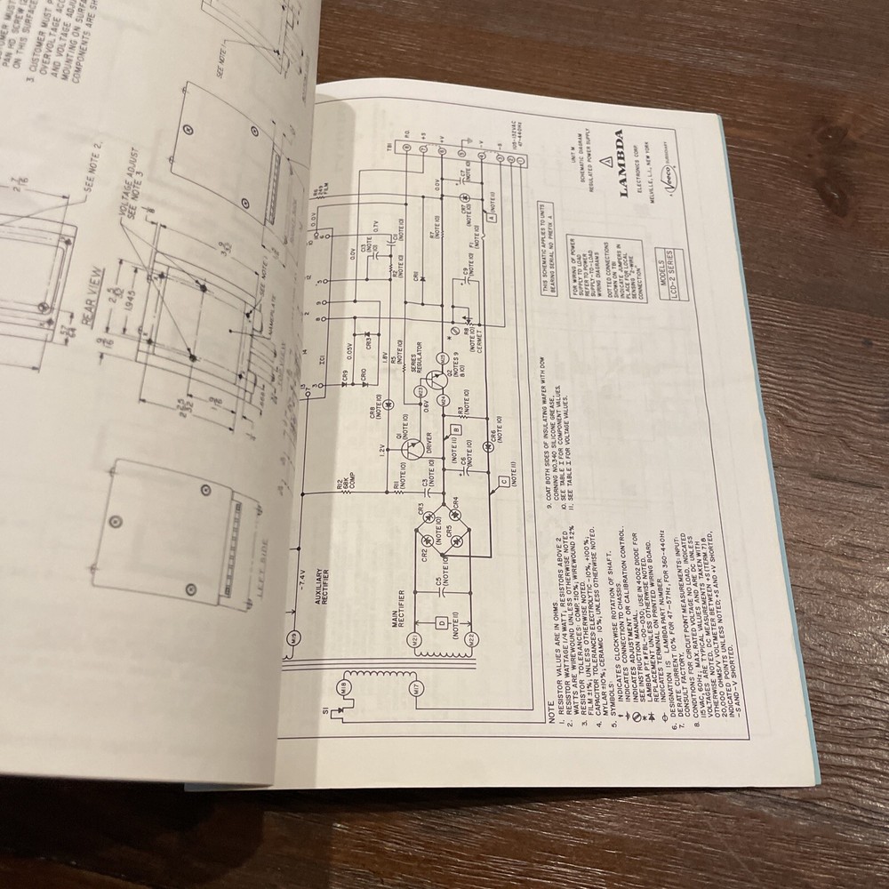 Lambda LCD-2 Series Regulated Power Supplies Instruction Manual