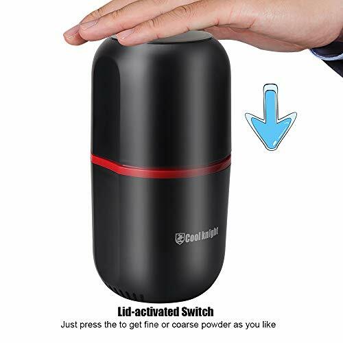 COOL KNIGHT Herb Grinder [large capacity/fast/Electric ]-Spice Herb Grinder