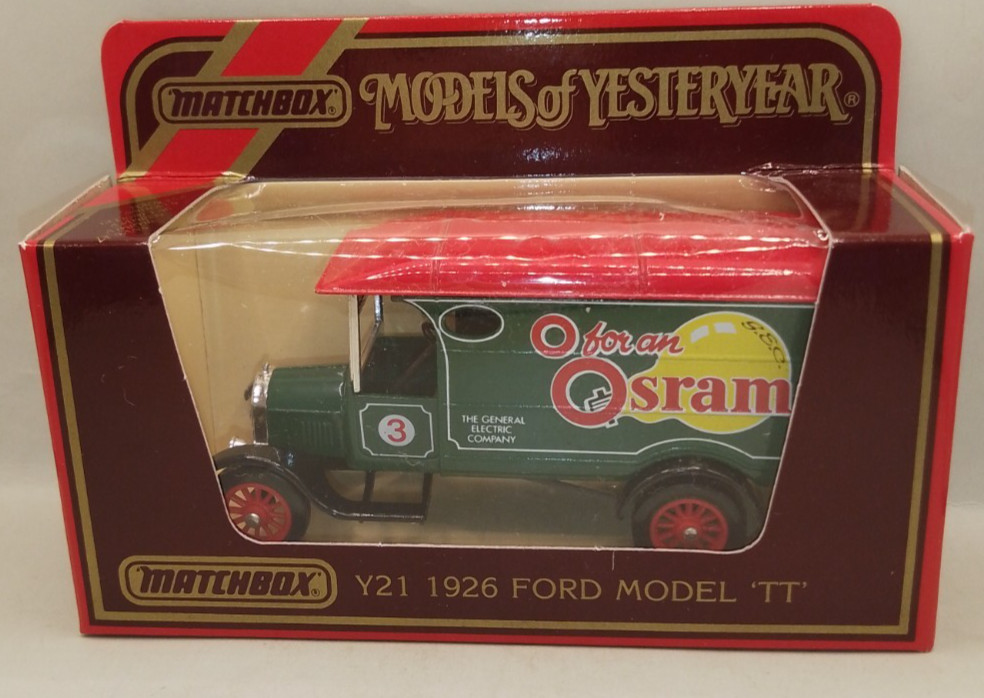 Matchbox MOY 1926 Osram Ford Model TT van Y-21