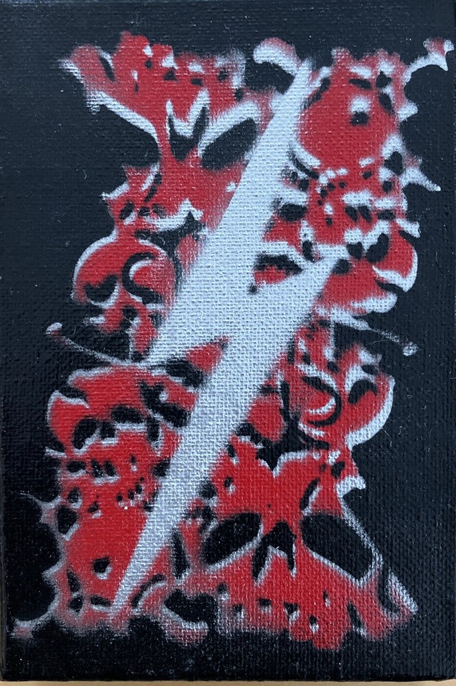 Lightning Bolt Original Art Surf Vans