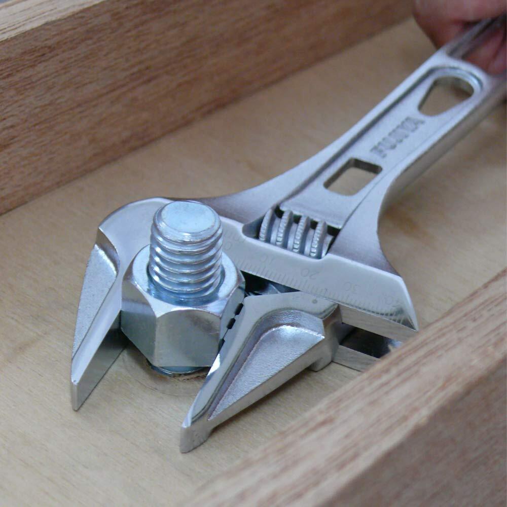 Tools Fls32gf Short Adjustable Wrench With Grip
