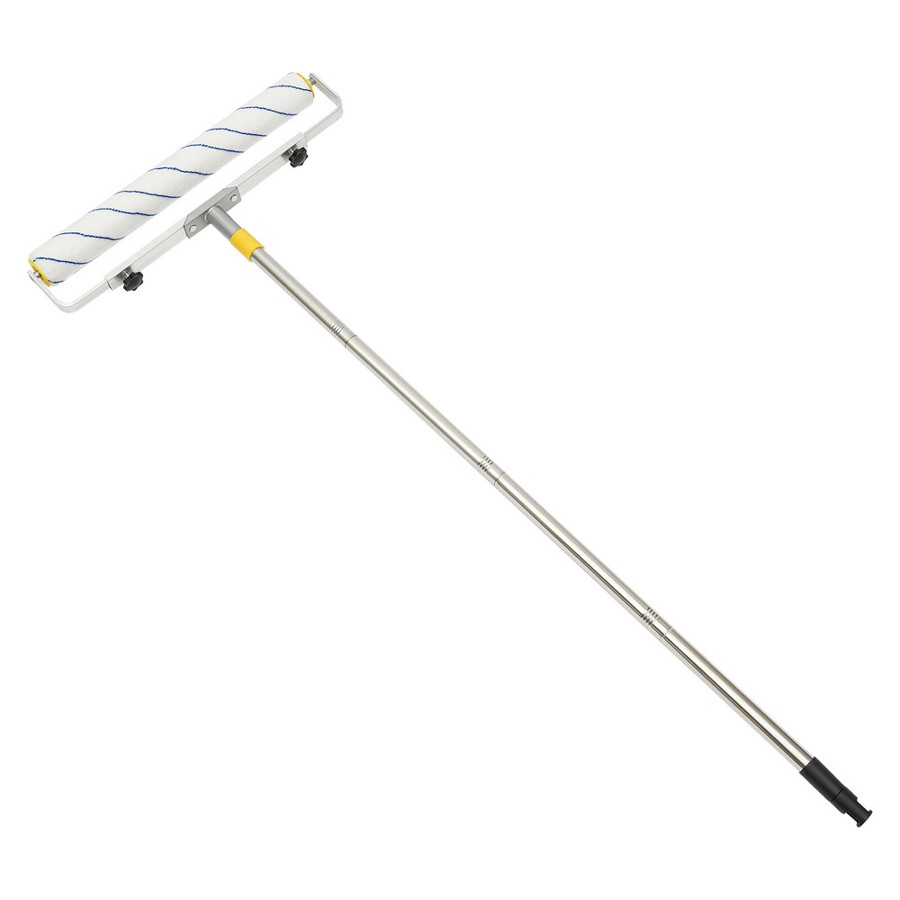Large Paint Roller Adjustable Roller Frame Extension Poles 3 Roller Brushes Kit