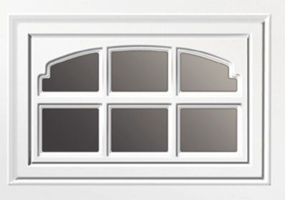 HOLMES CHARLESTON 508 Replacement Window Inserts /Short Panel Garage Door WHITE