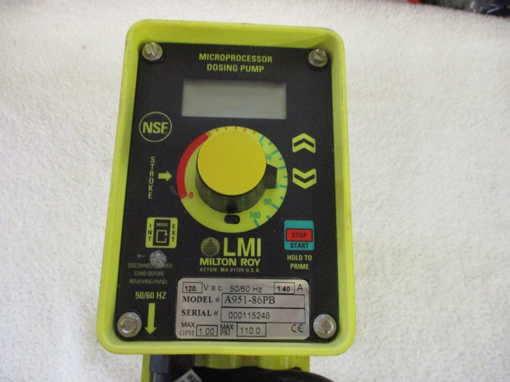 LMI Microprocessor Dosing Pump A951-86PB