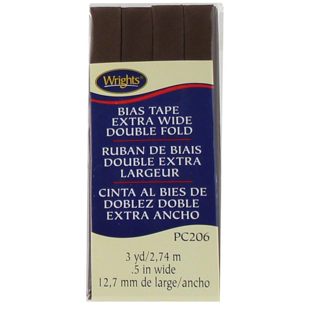 Bias Tape, Extra Wide Double Fold, Wrights