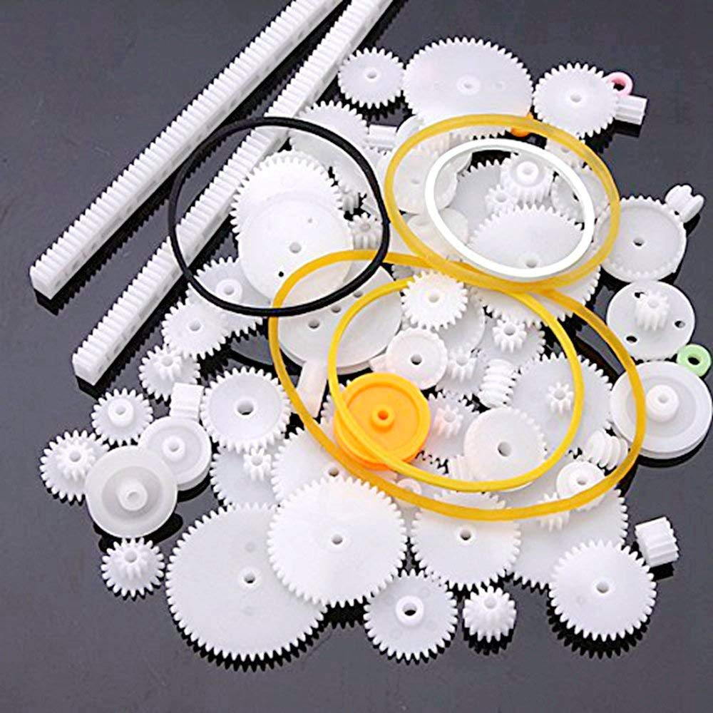 75 Type Plastic Crown Gear Single Double Reduction Gear Worm Gear (Original )
