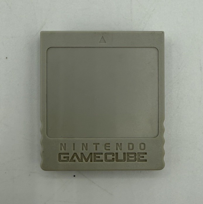 Official Nintendo GameCube Memory Card Authentic OEM Grey DOL-008