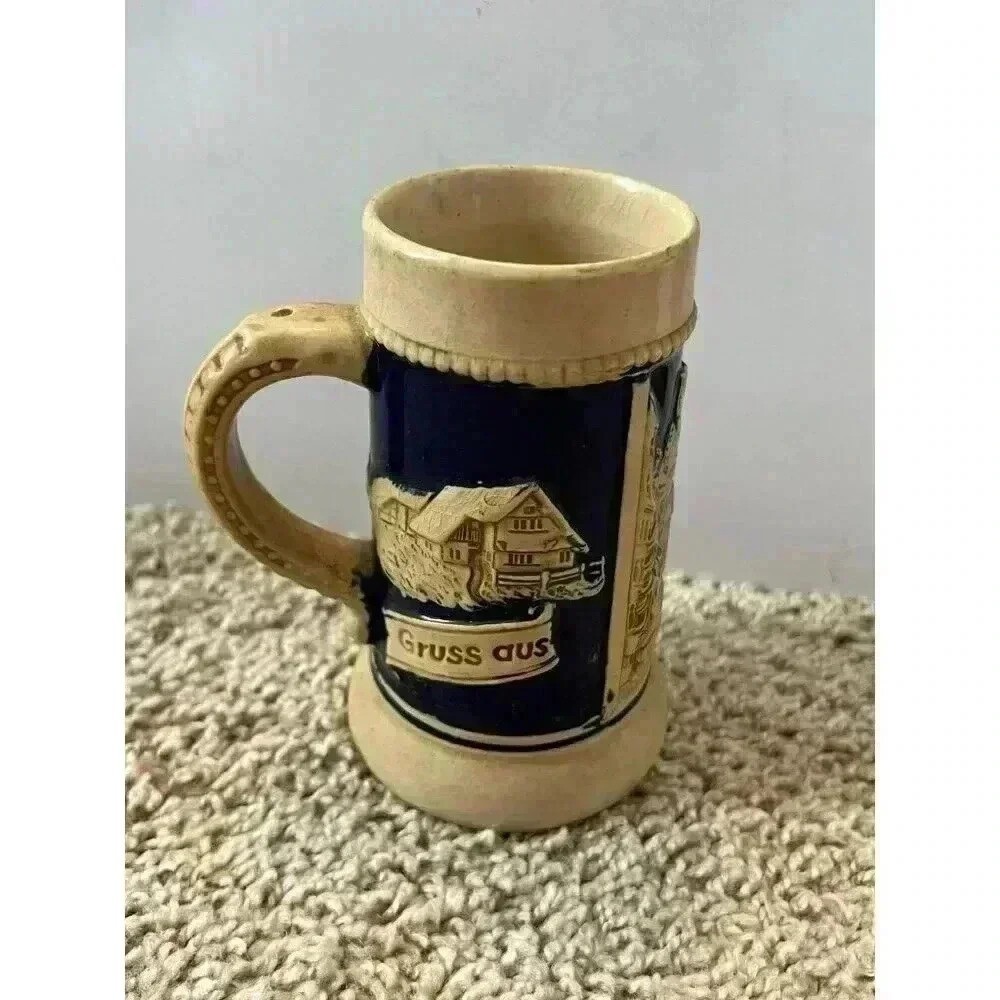 Vintage | Western Germany Monschau Gruss aus Glazed Stoneware Stein Mug
