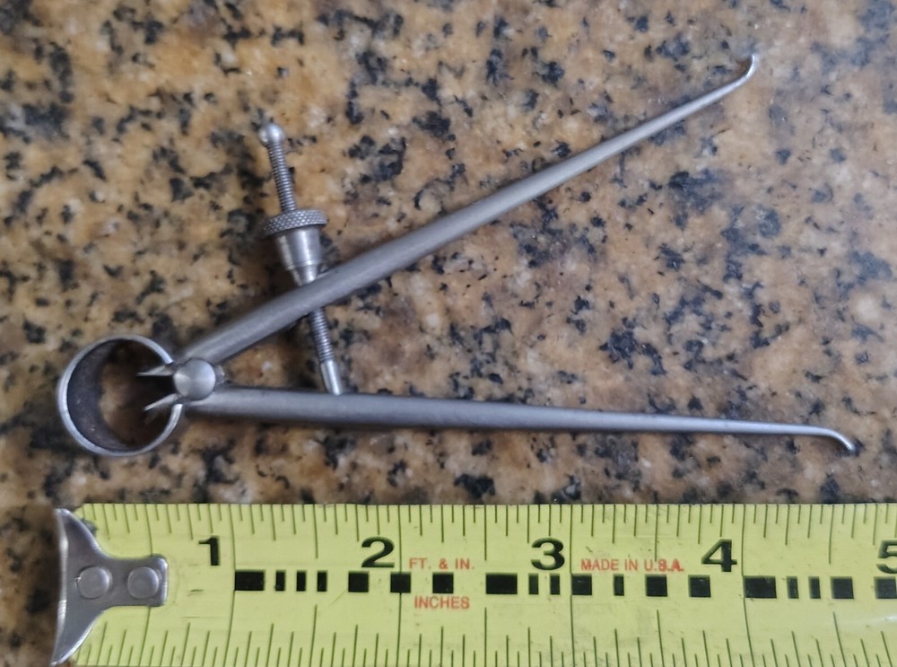 🗽VINTAGE 4" FINE POINT ID CALIPER