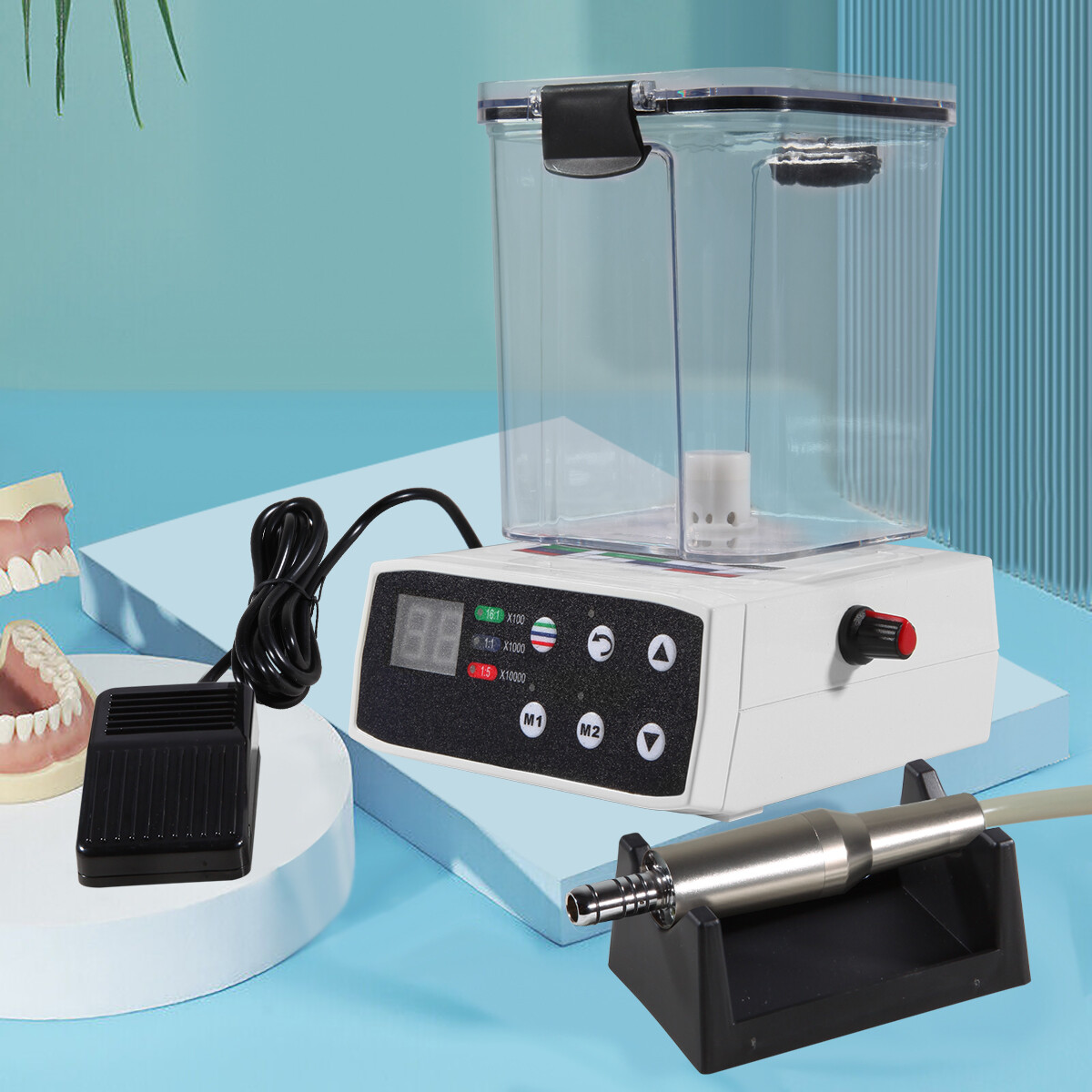 NSK Style Dental Brushless LED Electric Micro Motor/1:5 1:1 Increasing Handpiece