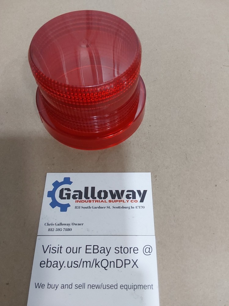 SIGNAL LIGHT BEACON RED DOME