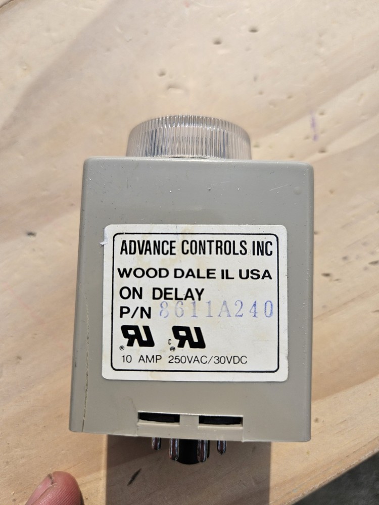 Advanced Controls 8611A240 24-250VACDC Timer